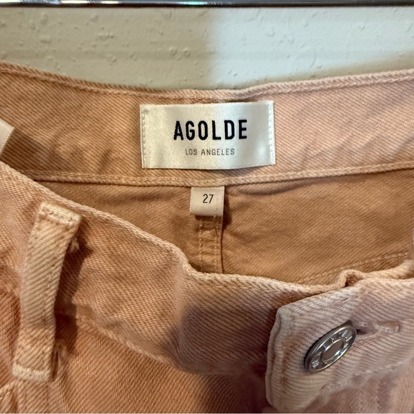 AGOLDE Mara Barrel Jeans in Pink Salt - Picture 11 of 15